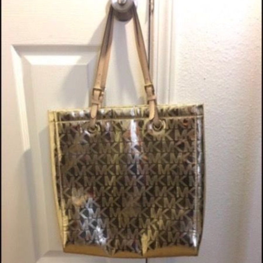 Michael Kors purse gold